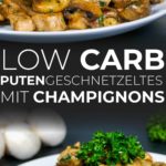 Schnelles Putengeschnetzeltes Mit Champignons 301 Kcal Je Portion